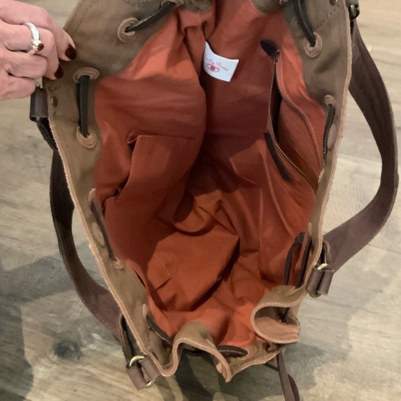 Lucky Brand Tan Leather Hobo Bag - Picture 6 of 8